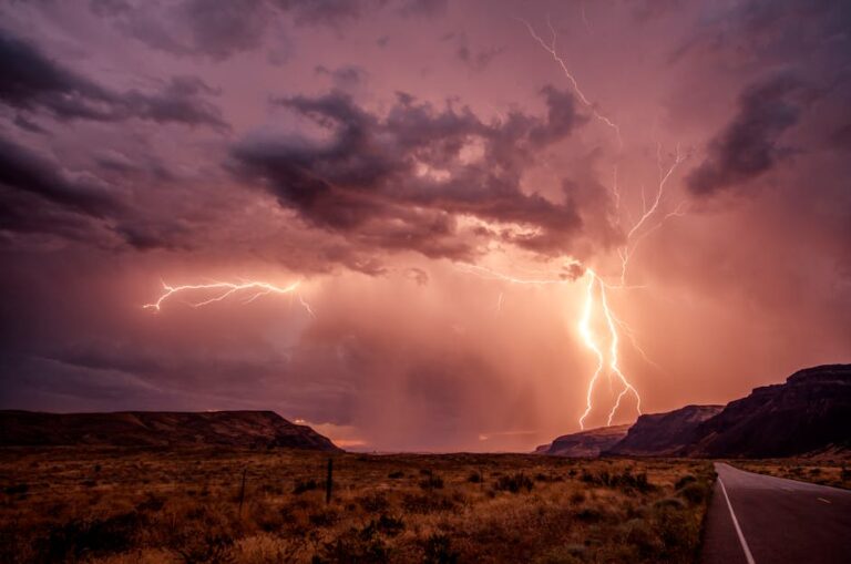 ground after lightning strike