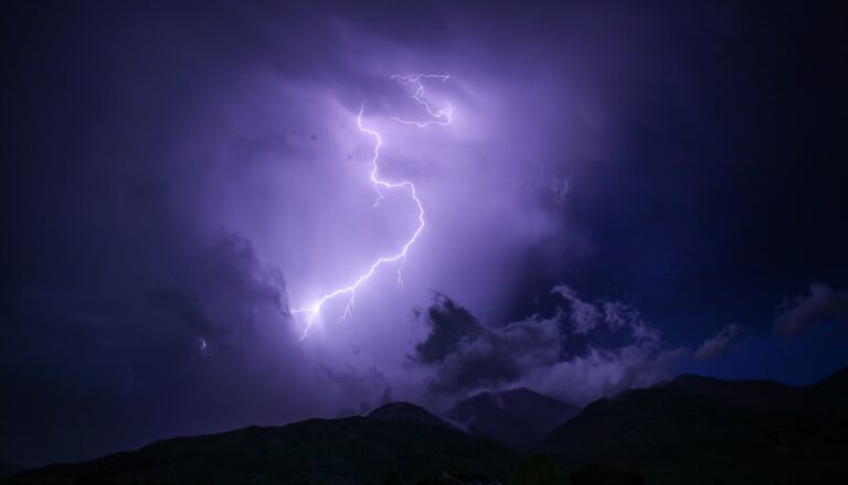 positive lightning strike