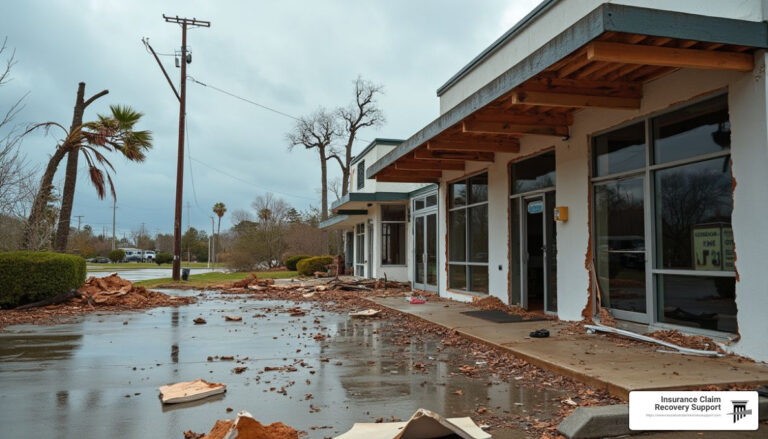 commercial hurricane damage insurance claim