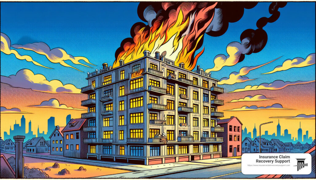 multifamily fire insurance claim