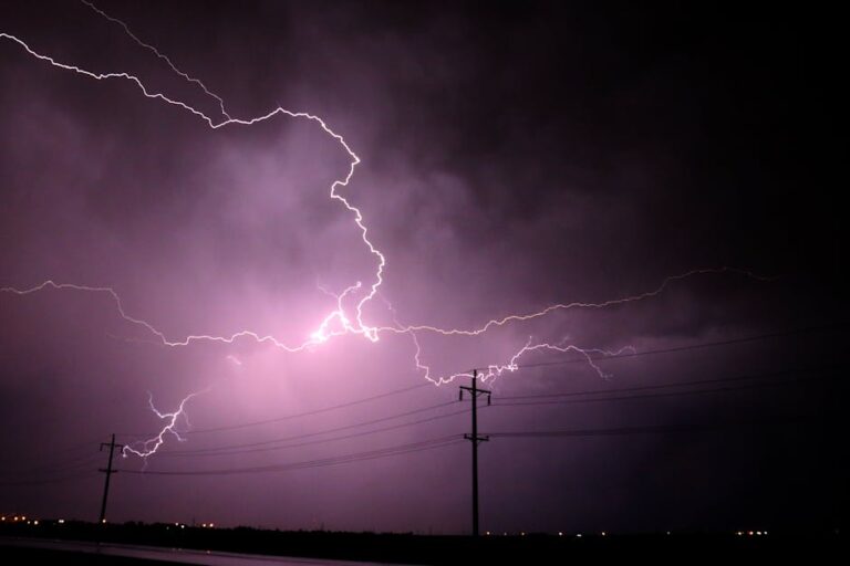 damage caused by lightning