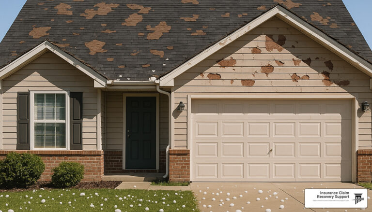 Hail storm insurance claim