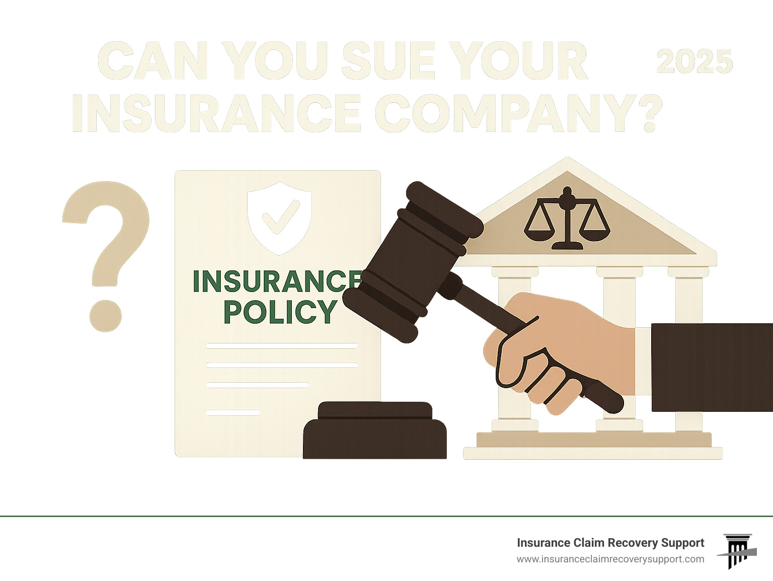 can you sue your insurance company