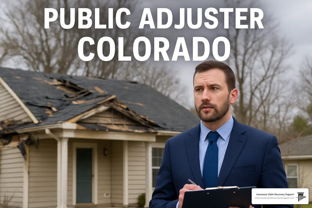 public adjuster Colorado