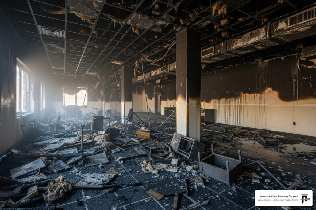 Smoke damage insurance claim