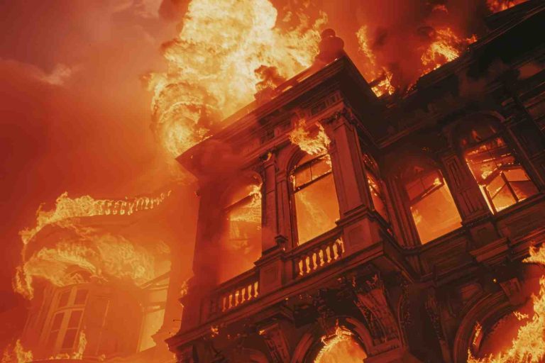 Fire claim process guide graphic for policyholders