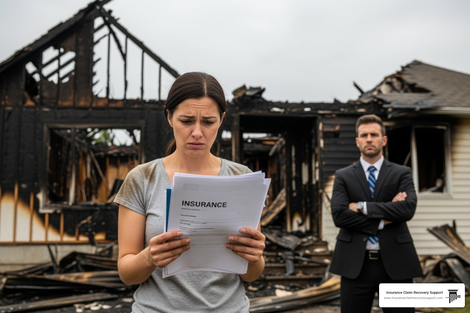 fire damage claim disputes