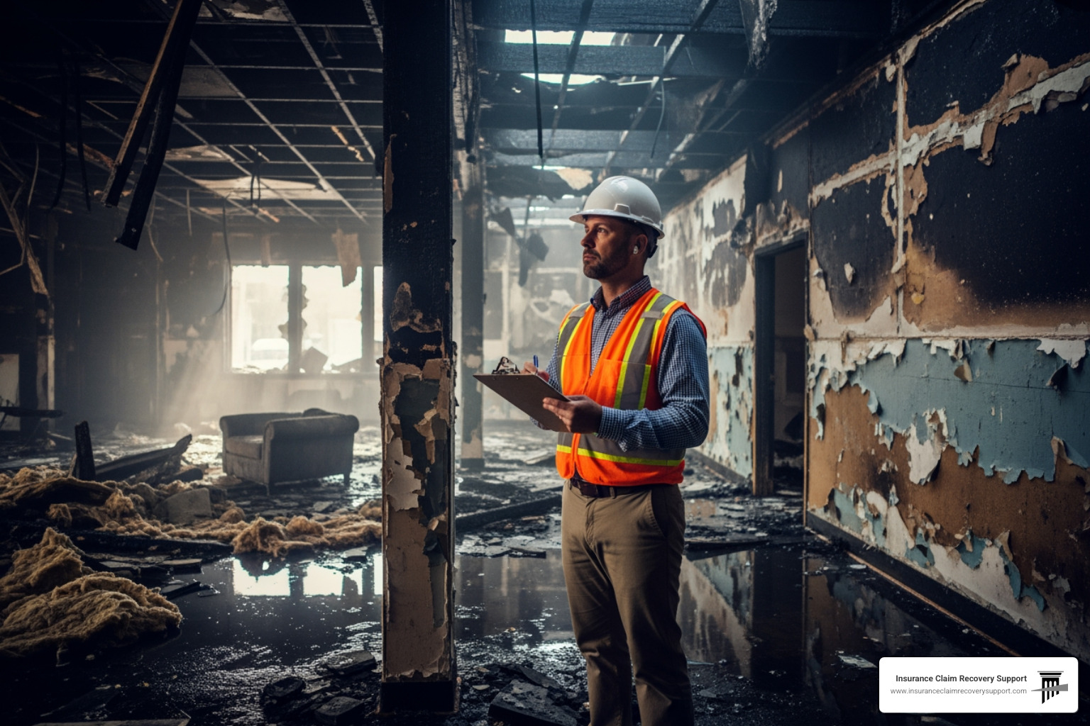 Fire damage adjuster