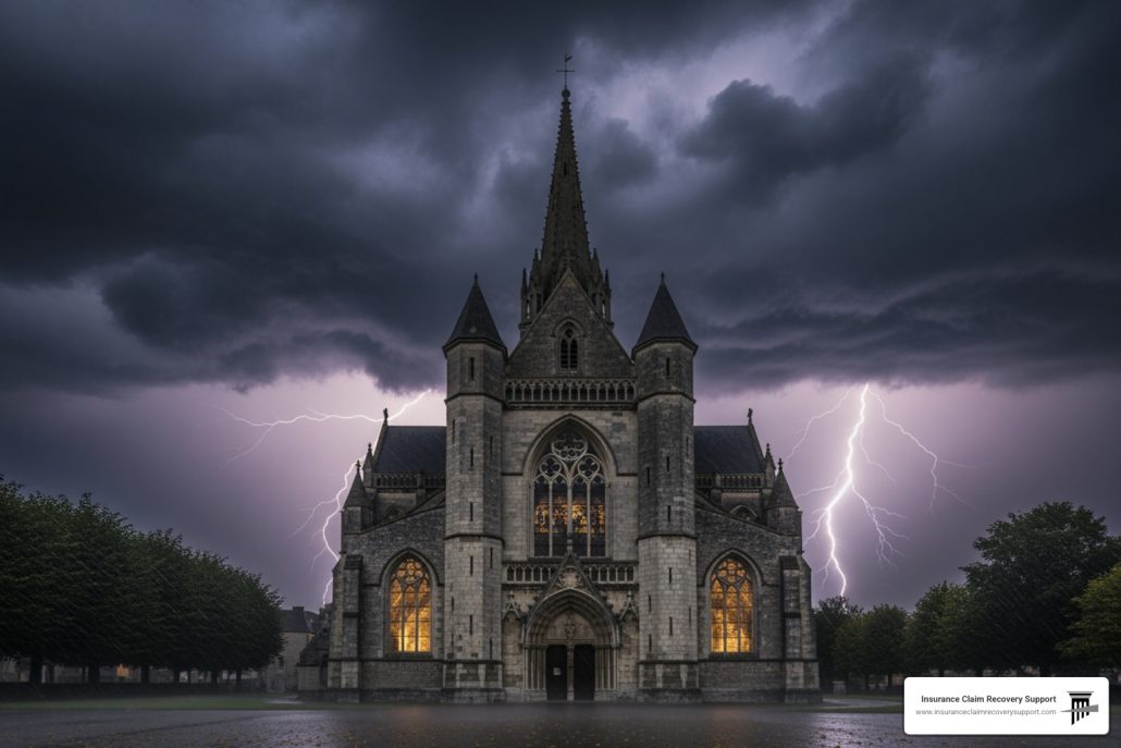 church insurance claim process