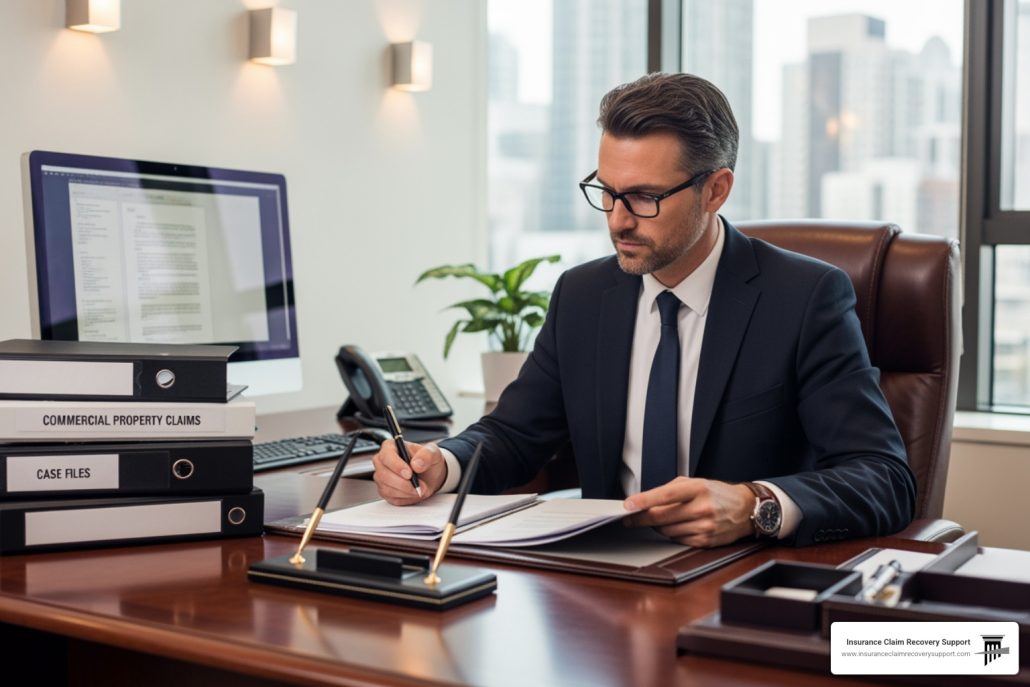 commercial property damage claims attorney