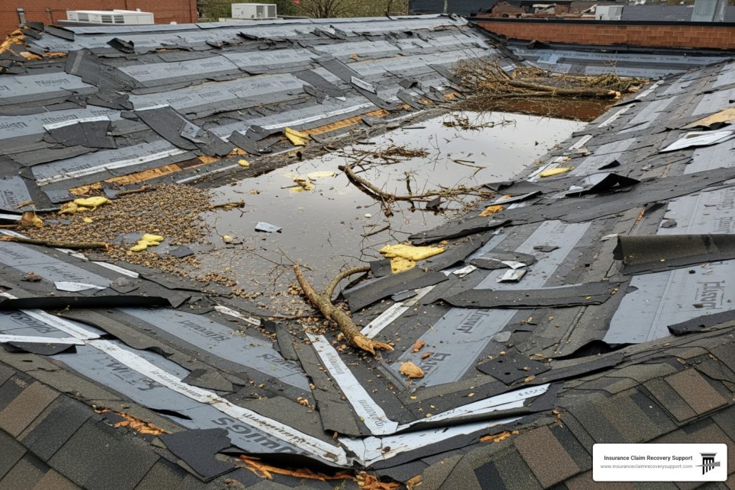 roof damage insurance adjuster