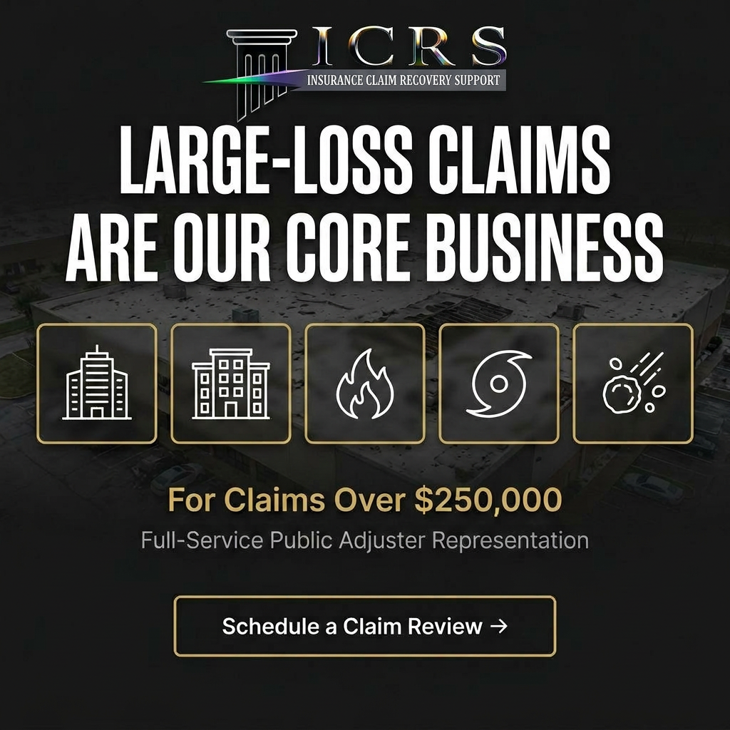 Large loss Command Center ICRS LOGO 3D HORIZONTAL YOUTUBE-public-insurance-adjusters