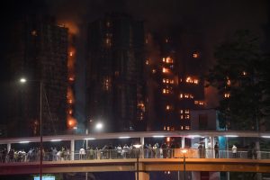 apartment fire today